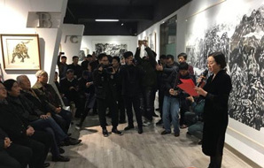 “?！鞭D(zhuǎn)乾坤——劉澤文水墨藝術(shù)展揭幕